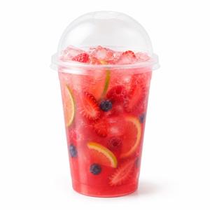 Стакан пластиковый PP 375мл Bubble Cup прозрачный/глянцевый d9см h11,2см 25 шт/уп купить в Алматы оптом