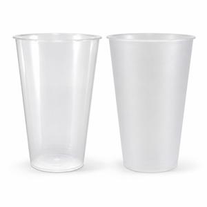 Стакан пластиковый PP 500мл Bubble Cup прозрачный/глянцевый d9см h13,5см 20 шт/уп купить в Алматы оптом