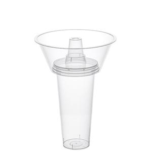 Тарелка для снэков 700мл на стакан d16,5см h6,5см