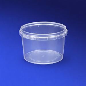 Банка 280мл РР прозрачная d9,24х6,35см (крышка отдельно)