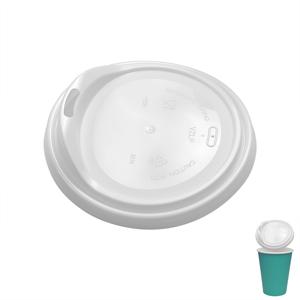 Крышка к стаканам d9,0см с питейником тип 3 белая арт 3016Б 50 шт/уп