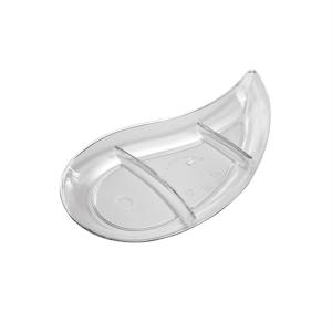 Мини-сервиз блюдце Запятая PS 12,0х6,0х1,0см 30мл  50шт/уп