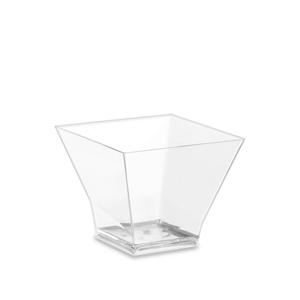 Мини-сервиз чашка Пагода  PS 90мл 6,2х6,2см  h5,0см 25шт/уп   20уп/кор