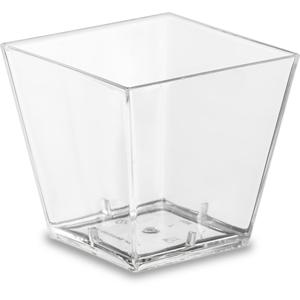 Мини-сервиз форма Квадрат PS 60мл 4,7х4,7х4,5см 20шт/уп