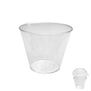 Креманка пластиковая 8,8х8,8х7,3см 200мл  20шт/уп