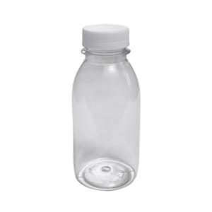 Бутылка  300мл PET круглая прозрачная с крышкой большое горлышко