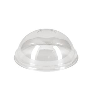 Крышка к стаканам d9,5см КУПОЛ прозрачная без отверстия 50 шт/уп 1000шт/кор ПолиЭр