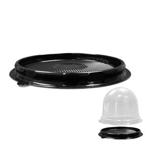 Дно к упаковке для пирожных d11,0см внешн PET черное внутреннее 780 шт/кор ПР-Т-85 Д