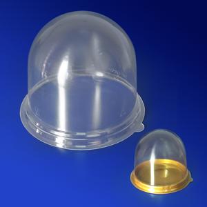 Крышка к упаковке для пирожных d8х9см внутр PET прозрачная 390 шт/кор ПР-Т-85 К