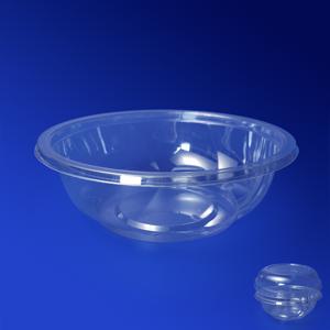 Контейнер пластиковый 1000мл PET прозрачный d19,4х 6,0см 240шт/кор