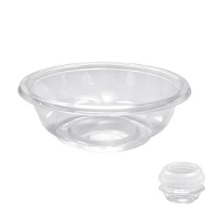 Контейнер пластиковый 1000мл PET прозрачный d19,4х 6,0см 240шт/кор