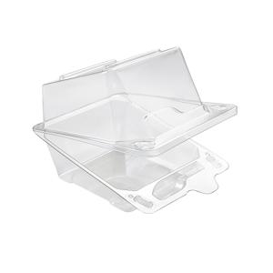 Упаковка для пирожного 12,7х10,8х7,7см PET прозрачная