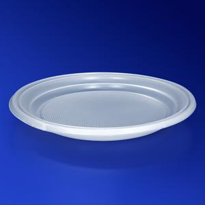 Тарелка одноразовая d20,5см PS 100шт/уп белая