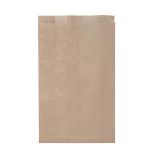 Пакет бумажный V-дно 30х17х6см коричневый 40гр/м2 50 шт/уп