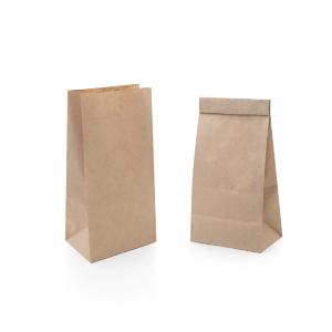 Пакет бумажный П-дно 24х12х8см крафт 50гр/м2 1000шт/уп