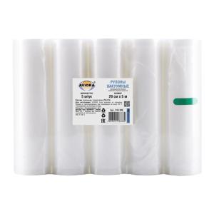 Пакет вакуумный рифленый 20см х 5м прозрачный  180 мкр  5рул/упак