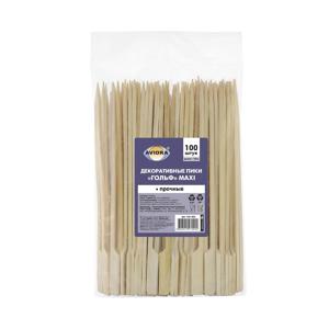 Шпажка 18см из бамбука Гольф 100шт/уп