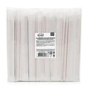 Размешиватель 14,0см деревянный 250шт/уп в индивидуальной упаковке