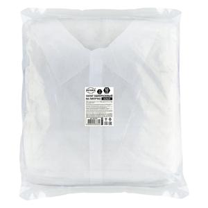 Халат одноразовый белый на липучке р 52-56 (XXL) 25 г/м2 10 шт/уп AVIORA