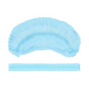 Берет/клипса из спанбонда голубой 100шт/уп AVIORA