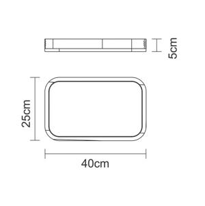 Блюдо сервировочное 40х25х5см Belem Churrasco
