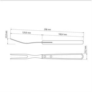 Вилка для мяса 298мм Pampa