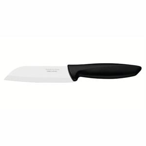 Нож Plenus 127мм/261мм универсальный кухонный черный Santoku