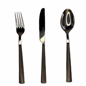 Набор столовых приборов Leblon 3 предмета коричневый