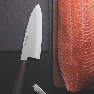 Нож DEBA для разделки рыбы 203/368/мм Sushi Silver черный