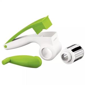 Терка кухонная Agile для сыра шоколада орехов 19,8см зеленая