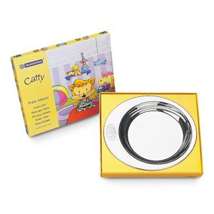 Тарелка Catty детская стальная 18х21см