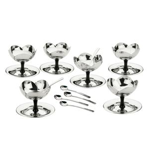 Набор для мороженого 180мл 18 предметов Tropical стальной