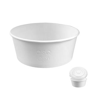 OSQ Round Bowl 750 W Контейнер белый d15см h6,1см (крышка отдельно)
